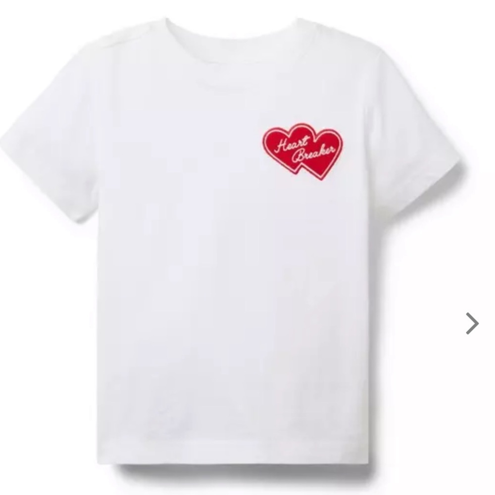 NWT-  Janie and Jack Heartbreaker Short Sleeve Tee